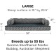 Furhaven Pet Faux Fur & Velvet Memory Top Sofa Pet Bed, Medium, Dark Sage Furhaven Pet Faux Fur & Velvet Memory Top Sofa Pet Bed, Medium, Dark Sage