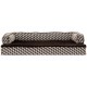 Furhaven Pet Faux Fur & Velvet Memory Top Sofa Pet Bed, Medium, Dark Sage Furhaven Pet Faux Fur & Velvet Memory Top Sofa Pet Bed, Medium, Dark Sage
