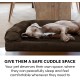Furhaven Pet Faux Fur & Velvet Memory Top Sofa Pet Bed, Medium, Dark Sage Furhaven Pet Faux Fur & Velvet Memory Top Sofa Pet Bed, Medium, Dark Sage