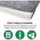 Furhaven Pet Faux Fur & Velvet Memory Top Sofa Pet Bed, Medium, Dark Sage Furhaven Pet Faux Fur & Velvet Memory Top Sofa Pet Bed, Medium, Dark Sage