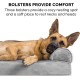 Furhaven Pet Faux Fur & Velvet Memory Top Sofa Pet Bed, Medium, Dark Sage Furhaven Pet Faux Fur & Velvet Memory Top Sofa Pet Bed, Medium, Dark Sage