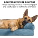 Furhaven Pet Faux Fur & Velvet Memory Top Sofa Pet Bed, Medium, Dark Sage Furhaven Pet Faux Fur & Velvet Memory Top Sofa Pet Bed, Medium, Dark Sage