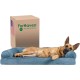 Furhaven Pet Faux Fur & Velvet Memory Top Sofa Pet Bed, Medium, Dark Sage Furhaven Pet Faux Fur & Velvet Memory Top Sofa Pet Bed, Medium, Dark Sage