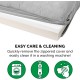 Furhaven Pet Faux Fur & Velvet Memory Top Sofa Pet Bed, Medium, Dark Sage Furhaven Pet Faux Fur & Velvet Memory Top Sofa Pet Bed, Medium, Dark Sage