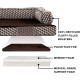 Furhaven Pet Faux Fur & Velvet Memory Top Sofa Pet Bed, Medium, Dark Sage Furhaven Pet Faux Fur & Velvet Memory Top Sofa Pet Bed, Medium, Dark Sage