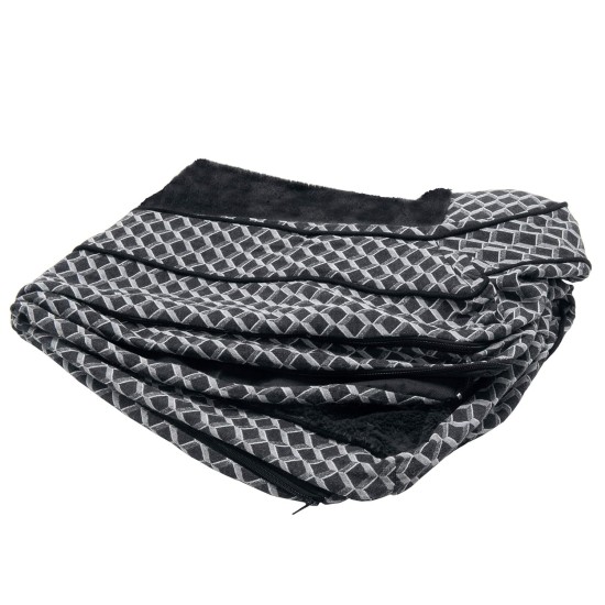 Furhaven Replacement Dog Bed Cover, Comfortable Couch, Plush and Decor, Sofa Style, Machine Washable, Diamond Grey, Jumbo (XL) Furhaven Replacement Dog Bed Cover, Comfortable Couch, Plush and Decor, Sofa Style, Machine Washable, Diamond Grey, Jumbo (XL)