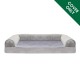 Furhaven Replacement Dog Bed Cover, Comfortable Couch, Plush and Decor, Sofa Style, Machine Washable, Diamond Grey, Jumbo (XL) Furhaven Replacement Dog Bed Cover, Comfortable Couch, Plush and Decor, Sofa Style, Machine Washable, Diamond Grey, Jumbo (XL)