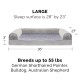 Furhaven Replacement Dog Bed Cover, Comfortable Couch, Plush and Decor, Sofa Style, Machine Washable, Diamond Grey, Jumbo (XL) Furhaven Replacement Dog Bed Cover, Comfortable Couch, Plush and Decor, Sofa Style, Machine Washable, Diamond Grey, Jumbo (XL)