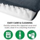 Furhaven Replacement Dog Bed Cover, Comfortable Couch, Plush and Decor, Sofa Style, Machine Washable, Diamond Grey, Jumbo (XL) Furhaven Replacement Dog Bed Cover, Comfortable Couch, Plush and Decor, Sofa Style, Machine Washable, Diamond Grey, Jumbo (XL)