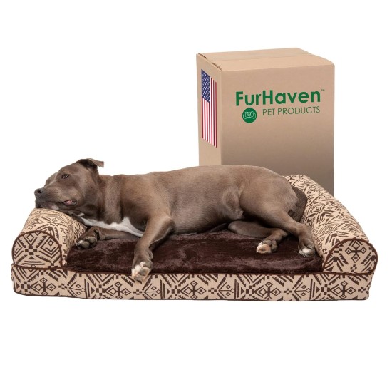 Furhaven Replacement Dog Bed Cover, Comfortable Couch, Plush and Decor, Sofa Style, Machine Washable, Diamond Grey, Jumbo (XL) Furhaven Replacement Dog Bed Cover, Comfortable Couch, Plush and Decor, Sofa Style, Machine Washable, Diamond Grey, Jumbo (XL)