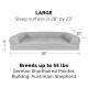 Furhaven Replacement Dog Bed Cover, Comfortable Couch, Plush and Decor, Sofa Style, Machine Washable, Diamond Grey, Jumbo (XL) Furhaven Replacement Dog Bed Cover, Comfortable Couch, Plush and Decor, Sofa Style, Machine Washable, Diamond Grey, Jumbo (XL)