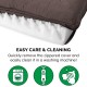 Furhaven Replacement Dog Bed Cover, Comfortable Couch, Plush and Decor, Sofa Style, Machine Washable, Diamond Grey, Jumbo (XL) Furhaven Replacement Dog Bed Cover, Comfortable Couch, Plush and Decor, Sofa Style, Machine Washable, Diamond Grey, Jumbo (XL)