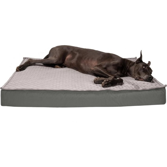 Furhaven Replacement Dog Bed Cover Water Resistant Indoor Outdoor Logo Print Maroon Large Furhaven Replacement Dog Bed Cover Water Resistant Indoor Outdoor Logo Print Maroon Large