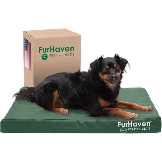 Furhaven Replacement Dog Bed Cover Water Resistant Indoor Outdoor Logo Print Maroon Large Furhaven Replacement Dog Bed Cover Water Resistant Indoor Outdoor Logo Print Maroon Large