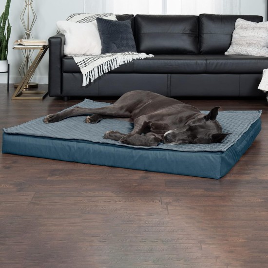 Furhaven Replacement Dog Bed Cover Water Resistant Indoor Outdoor Logo Print Maroon Large Furhaven Replacement Dog Bed Cover Water Resistant Indoor Outdoor Logo Print Maroon Large