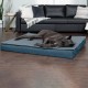Furhaven Replacement Dog Bed Cover Water Resistant Indoor Outdoor Logo Print Maroon Large Furhaven Replacement Dog Bed Cover Water Resistant Indoor Outdoor Logo Print Maroon Large
