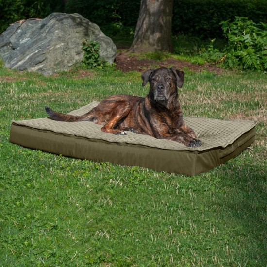 Furhaven Replacement Dog Bed Cover Water Resistant Indoor Outdoor Logo Print Maroon Large Furhaven Replacement Dog Bed Cover Water Resistant Indoor Outdoor Logo Print Maroon Large