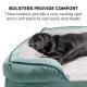Furhaven Replacement Two Tone Faux Fur Suede L Shape Dog Bed Cover Machine Washable Stone Grey Medium Furhaven Replacement Two Tone Faux Fur Suede L Shape Dog Bed Cover Machine Washable Stone Grey Medium