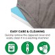 Furhaven Replacement Two Tone Faux Fur Suede L Shape Dog Bed Cover Machine Washable Stone Grey Medium Furhaven Replacement Two Tone Faux Fur Suede L Shape Dog Bed Cover Machine Washable Stone Grey Medium