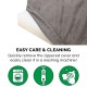 Furhaven Replacement Two Tone Faux Fur Suede L Shape Dog Bed Cover Machine Washable Stone Grey Medium Furhaven Replacement Two Tone Faux Fur Suede L Shape Dog Bed Cover Machine Washable Stone Grey Medium