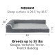 Furhaven Replacement Two Tone Faux Fur Suede L Shape Dog Bed Cover Machine Washable Stone Grey Medium Furhaven Replacement Two Tone Faux Fur Suede L Shape Dog Bed Cover Machine Washable Stone Grey Medium