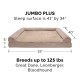 Furhaven Replacement Two Tone Faux Fur Suede L Shape Dog Bed Cover Machine Washable Stone Grey Medium Furhaven Replacement Two Tone Faux Fur Suede L Shape Dog Bed Cover Machine Washable Stone Grey Medium