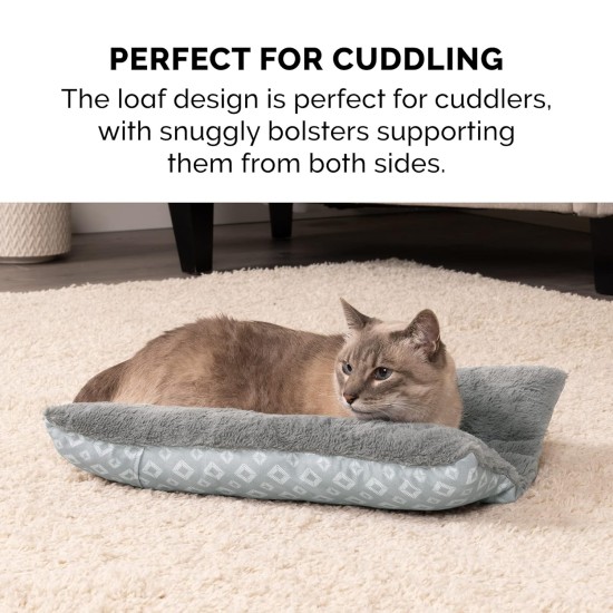 Furhaven Replacement Two Tone Faux Fur Suede L Shape Dog Bed Cover Machine Washable Stone Grey Medium Furhaven Replacement Two Tone Faux Fur Suede L Shape Dog Bed Cover Machine Washable Stone Grey Medium