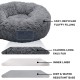 Furhaven Replacement Two Tone Faux Fur Suede L Shape Dog Bed Cover Machine Washable Stone Grey Medium Furhaven Replacement Two Tone Faux Fur Suede L Shape Dog Bed Cover Machine Washable Stone Grey Medium
