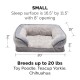 Furhaven Replacement Two Tone Faux Fur Suede L Shape Dog Bed Cover Machine Washable Stone Grey Medium Furhaven Replacement Two Tone Faux Fur Suede L Shape Dog Bed Cover Machine Washable Stone Grey Medium