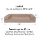 Furhaven Replacement Two Tone Faux Fur Suede L Shape Dog Bed Cover Machine Washable Stone Grey Medium Furhaven Replacement Two Tone Faux Fur Suede L Shape Dog Bed Cover Machine Washable Stone Grey Medium