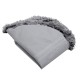 Furhaven Replacement Two Tone Faux Fur Suede L Shape Dog Bed Cover Machine Washable Stone Grey Medium Furhaven Replacement Two Tone Faux Fur Suede L Shape Dog Bed Cover Machine Washable Stone Grey Medium