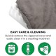 Furhaven Replacement Two Tone Faux Fur Suede L Shape Dog Bed Cover Machine Washable Stone Grey Medium Furhaven Replacement Two Tone Faux Fur Suede L Shape Dog Bed Cover Machine Washable Stone Grey Medium