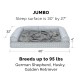 Furhaven Replacement Two Tone Faux Fur Suede L Shape Dog Bed Cover Machine Washable Stone Grey Medium Furhaven Replacement Two Tone Faux Fur Suede L Shape Dog Bed Cover Machine Washable Stone Grey Medium