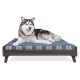 Furhaven Replacement Two Tone Faux Fur Suede L Shape Dog Bed Cover Machine Washable Stone Grey Medium Furhaven Replacement Two Tone Faux Fur Suede L Shape Dog Bed Cover Machine Washable Stone Grey Medium
