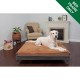 Furhaven Replacement Two Tone Faux Fur Suede L Shape Dog Bed Cover Machine Washable Stone Grey Medium Furhaven Replacement Two Tone Faux Fur Suede L Shape Dog Bed Cover Machine Washable Stone Grey Medium
