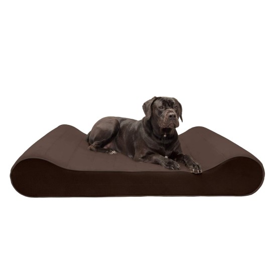Furhaven Replacement Two Tone Faux Fur Suede L Shape Dog Bed Cover Machine Washable Stone Grey Medium Furhaven Replacement Two Tone Faux Fur Suede L Shape Dog Bed Cover Machine Washable Stone Grey Medium