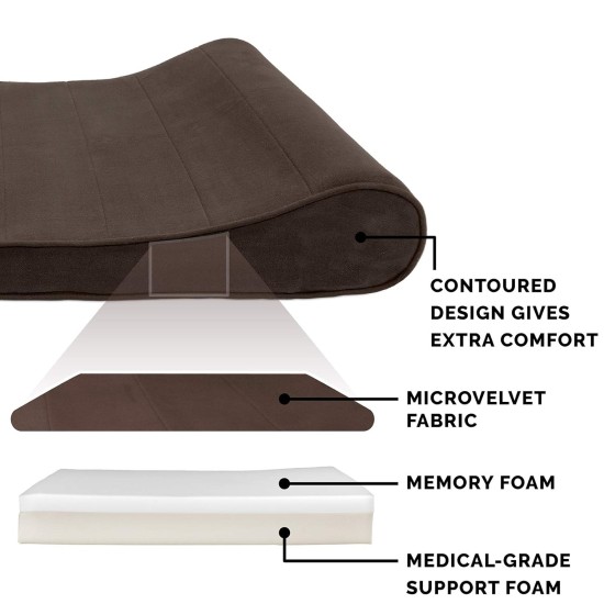 Furhaven Replacement Two Tone Faux Fur Suede L Shape Dog Bed Cover Machine Washable Stone Grey Medium Furhaven Replacement Two Tone Faux Fur Suede L Shape Dog Bed Cover Machine Washable Stone Grey Medium