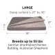 Furhaven Replacement Two Tone Faux Fur Suede L Shape Dog Bed Cover Machine Washable Stone Grey Medium Furhaven Replacement Two Tone Faux Fur Suede L Shape Dog Bed Cover Machine Washable Stone Grey Medium