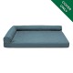 Furhaven Replacement Two Tone Faux Fur Suede L Shape Dog Bed Cover Machine Washable Stone Grey Medium Furhaven Replacement Two Tone Faux Fur Suede L Shape Dog Bed Cover Machine Washable Stone Grey Medium