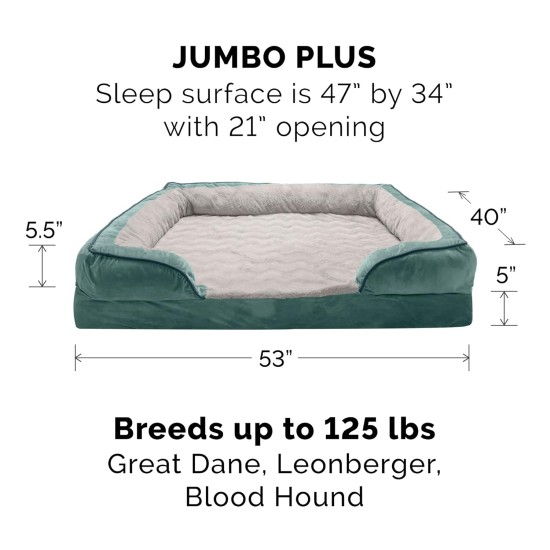 Furhaven Replacement Two Tone Faux Fur Suede L Shape Dog Bed Cover Machine Washable Stone Grey Medium Furhaven Replacement Two Tone Faux Fur Suede L Shape Dog Bed Cover Machine Washable Stone Grey Medium