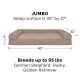 Furhaven Replacement Two Tone Faux Fur Suede L Shape Dog Bed Cover Machine Washable Stone Grey Medium Furhaven Replacement Two Tone Faux Fur Suede L Shape Dog Bed Cover Machine Washable Stone Grey Medium