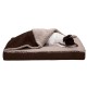Furhaven Replacement Two Tone Faux Fur Suede L Shape Dog Bed Cover Machine Washable Stone Grey Medium Furhaven Replacement Two Tone Faux Fur Suede L Shape Dog Bed Cover Machine Washable Stone Grey Medium