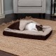 Furhaven Replacement Two Tone Faux Fur Suede L Shape Dog Bed Cover Machine Washable Stone Grey Medium Furhaven Replacement Two Tone Faux Fur Suede L Shape Dog Bed Cover Machine Washable Stone Grey Medium