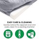 Furhaven Replacement Two Tone Faux Fur Suede L Shape Dog Bed Cover Machine Washable Stone Grey Medium Furhaven Replacement Two Tone Faux Fur Suede L Shape Dog Bed Cover Machine Washable Stone Grey Medium