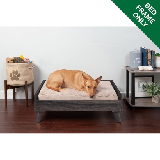 Furhaven Replacement Two Tone Faux Fur Suede L Shape Dog Bed Cover Machine Washable Stone Grey Medium Furhaven Replacement Two Tone Faux Fur Suede L Shape Dog Bed Cover Machine Washable Stone Grey Medium
