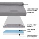 Furhaven Replacement Two Tone Faux Fur Suede L Shape Dog Bed Cover Machine Washable Stone Grey Medium Furhaven Replacement Two Tone Faux Fur Suede L Shape Dog Bed Cover Machine Washable Stone Grey Medium