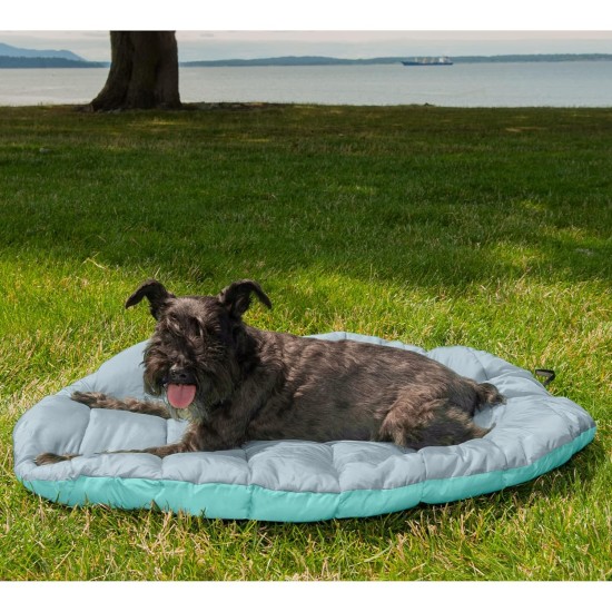 Furhaven Replacement Two Tone Faux Fur Suede L Shape Dog Bed Cover Machine Washable Stone Grey Medium Furhaven Replacement Two Tone Faux Fur Suede L Shape Dog Bed Cover Machine Washable Stone Grey Medium