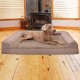 Furhaven Replacement Two Tone Faux Fur Suede L Shape Dog Bed Cover Machine Washable Stone Grey Medium Furhaven Replacement Two Tone Faux Fur Suede L Shape Dog Bed Cover Machine Washable Stone Grey Medium