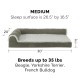 Furhaven Replacement Two Tone Faux Fur Suede L Shape Dog Bed Cover Machine Washable Stone Grey Medium Furhaven Replacement Two Tone Faux Fur Suede L Shape Dog Bed Cover Machine Washable Stone Grey Medium
