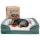 Furhaven Replacement Two Tone Faux Fur Suede L Shape Dog Bed Cover Machine Washable Stone Grey Medium Furhaven Replacement Two Tone Faux Fur Suede L Shape Dog Bed Cover Machine Washable Stone Grey Medium